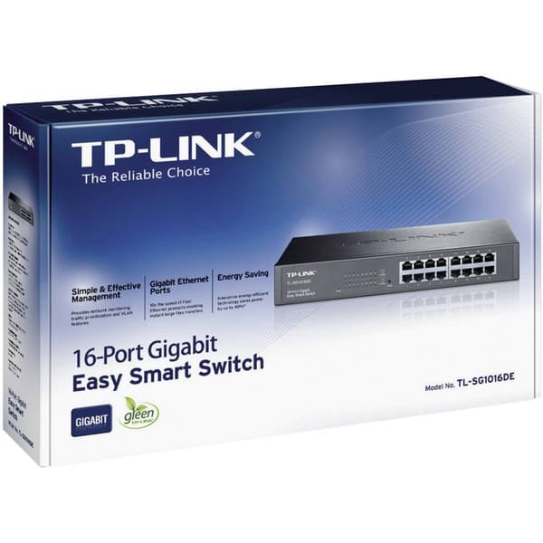 TP-LINK TL-SG1016DE Nätverks-switch 16 Port 1 GBit/s