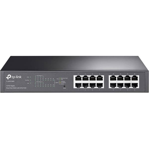 TP-LINK TL-SG1016PE Nätverks-switch 16 Port PoE-funktion Svart