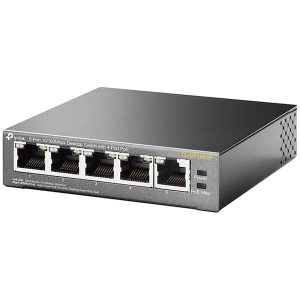 TP-LINK TL-SF1005P Nätverks-switch 5 Port PoE-funktion