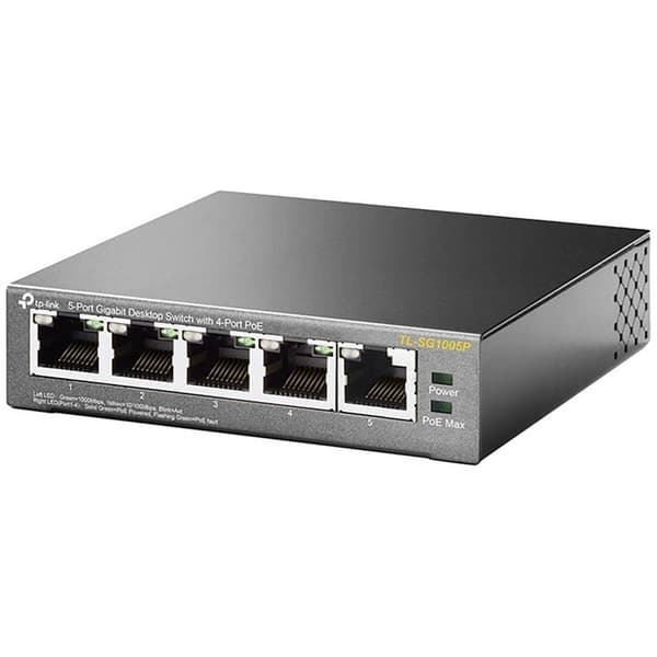 TP-LINK TL-SG1005P Nätverks-switch 5 Port PoE-funktion