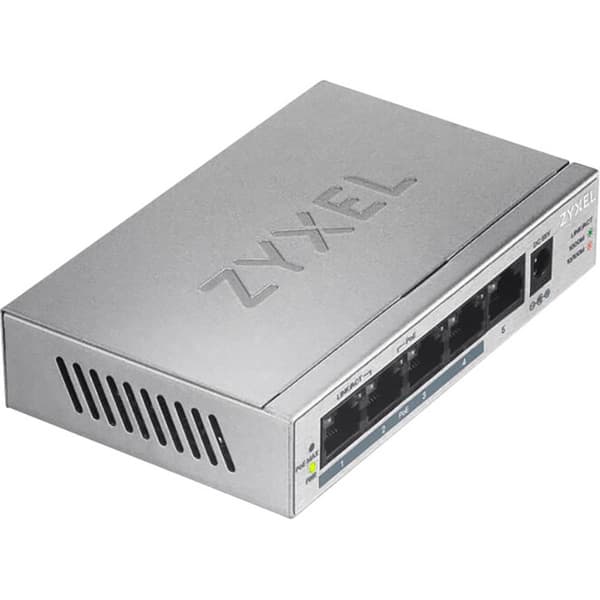 ZyXEL GS1005HP-EU0101F Nätverks-switch 5 Port 2000 MBit/s PoE-funktion