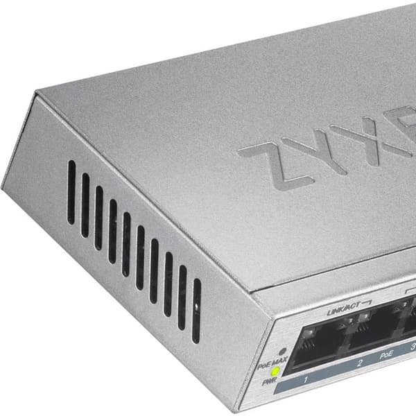 ZyXEL GS1005HP-EU0101F Nätverks-switch 5 Port 2000 MBit/s PoE-funktion