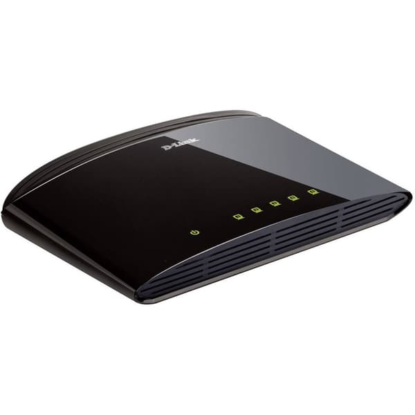 D-Link DES-1005D Nätverks-switch 5 Port 100 MBit/s Svart