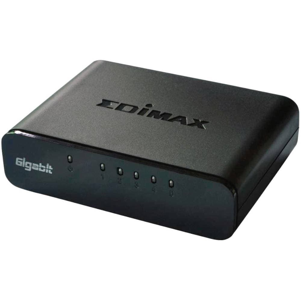 EDIMAX ES-5500G Strømforsyning-switch 5 porte 1 Mbit/s