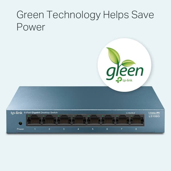 TP-LINK Nätverks-switch 8 Port