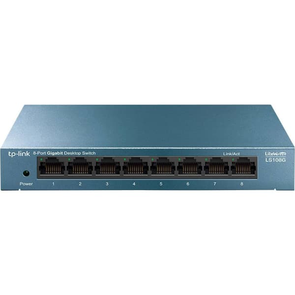 TP-LINK Nätverks-switch 8 Port Blå