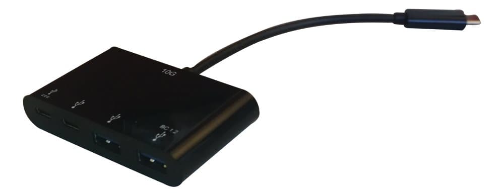 USB C Hub 4ports support 100W PD 10G