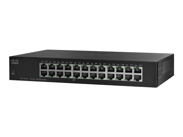 Cisco Small Business SF110-24, Hallitsematon, L2, Fast Ethernet (10/100), Täysin kaksipuolinen