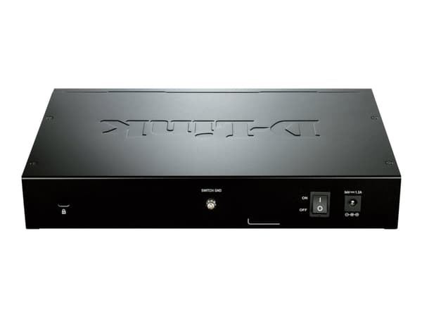 D-Link DGS-1210-08P, Managed, L2, Gigabit Ethernet (10/100/1000), Full duplex, Power over Ethernet (PoE), Rack mounting