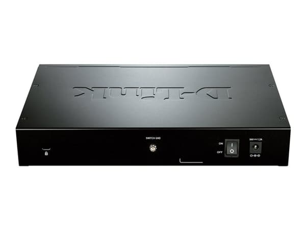 D-Link DGS-1210-08P, Managed, L2, Gigabit Ethernet (10/100/1000), Full duplex, Power over Ethernet (PoE), Rack mounting