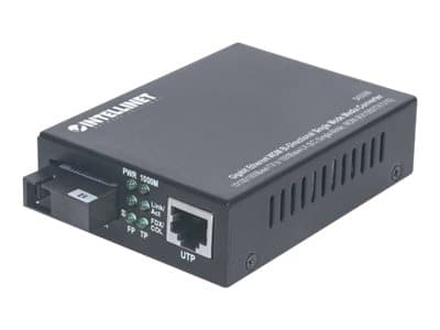 Intellinet Gigabit Ethernet WDM Bi-Directional Single Mode Media Converter.