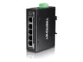 Miniatyrbild 3 av 5: TRENDnet TI-G50 - Switch - ohanterad - 5 x 100/1000/10000 - DIN-skenmonterbar, väggmonterbar - likström - TAA-kompatibel
