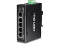 Miniatyrbild 5 av 5: TRENDnet TI-G50 - Switch - ohanterad - 5 x 100/1000/10000 - DIN-skenmonterbar, väggmonterbar - likström - TAA-kompatibel
