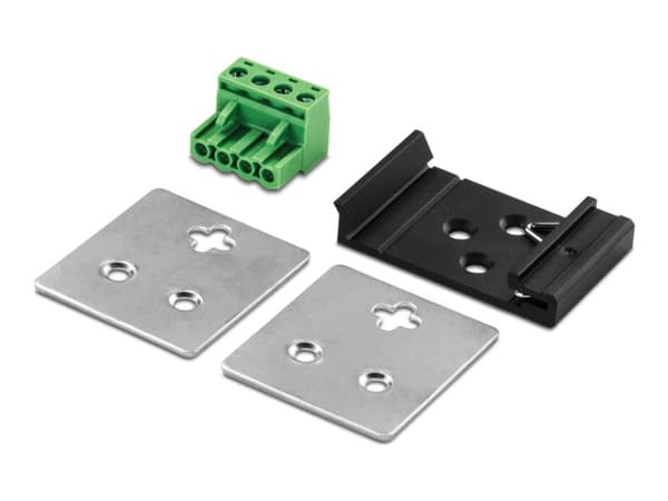TRENDnet TI-G50 - Switch - ohanterad - 5 x 100/1000/10000 - DIN-skenmonterbar, väggmonterbar - likström - TAA-kompatibel