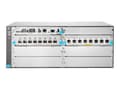 Pikkukuva 1 / 5: HPE Aruba 5406R 8-porttinen 1/2.5/5/10GBASE-T PoE+ / 8-porttinen SFP+ (ei virtalähdettä) v3 zl2 - Kytkin - Hallittu - 8 x 1 Gigabit / 10 Gigabit SFP+