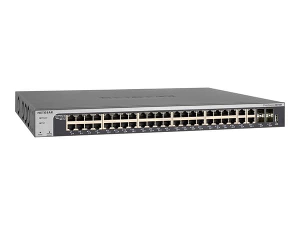 NETGEAR Smart XS748T - Switch - L3 Lite - smart - 44 x 10GBase-T + 4 x 10 Gigabit SFP+ - skrivbordsmodell, rackmonterbar