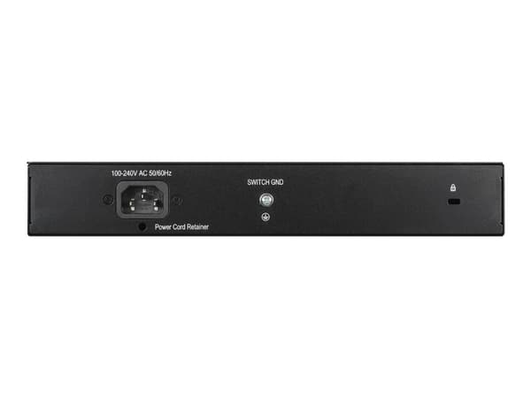 D-Link DGS-1008MP nätverksswitchar Ohanterad Gigabit Ethernet (10/100/1000) Strömförsörjning via Ethernet (PoE) stöd 1U Svart