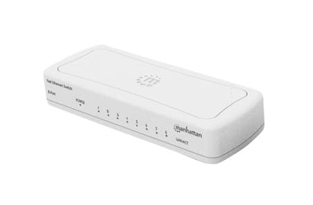 Manhattan 560689, Ohanterad, Fast Ethernet (10/100), Full duplex Vit