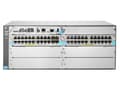 Pikkukuva 4 / 5: HPE Aruba 5406R 44GT PoE+ / 4SFP+ (ei virtalähdettä) v3 zl2 - Kytkin - Hallittu - 44 x 10/100/1000 (PoE+) + 4 x 1 Gigabit / 10 Gigabit SFP+ - telinee
