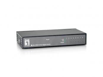 LevelOne GEU-0822 - Switch - 8 x 10/100/1000 - skrivbordsmodell