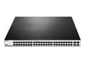 Miniatyrbilde 1 av 5: D-Link Web Smart DGS-1210-52MP - Switch - Styrt - 8 x 10/100/1000 (PoE+) + 40 x 10/100/1000 (PoE) + 4 x SFP - stasjonær, rackmonterbar - PoE+ (370 W)