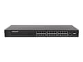 Miniatyrbilde 1 av 5: Intellinet 24-Port Network Switch, 24-Port (RJ45), Rackmount, Gigabit, 4 SFP, Ethernet Web-Smart, 10/100/1000 Mbit - Switch - Styrt - 24 x 10/100/100