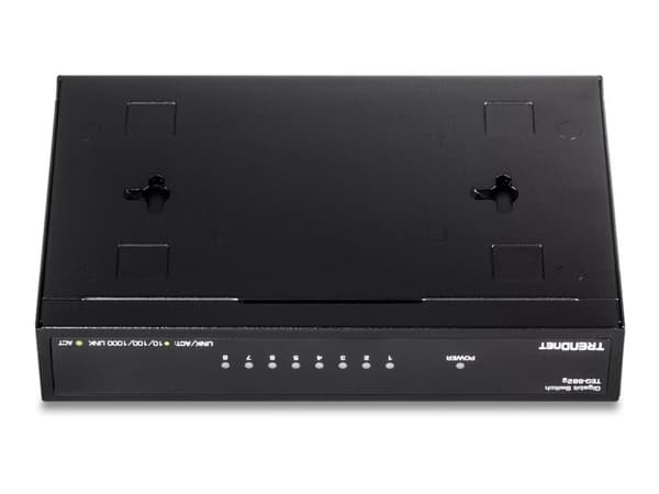 TRENDnet TEG S82g 8-Port Gigabit GREENnet Switch - Switch - 8 x 10/100/1000 - skrivbordsmodell - TAA-kompatibel