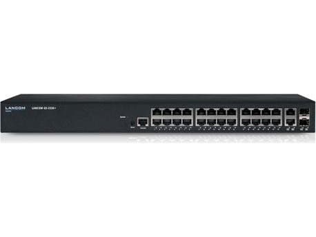 LANCOM GS-2326+ - Switch - Administrator - 24 x 10/100/1000 + 2 x combo Gigabit SFP - monterbar på stativ