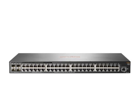 HPE Aruba 2930F 48G 4SFP - Switch - L3 - Administrerad - 48 x 10/100/1000 + 4 x gigabit SFP (upplänk) - rackmonterbar