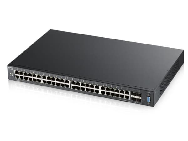Zyxel XGS2210-52 Håndtert L2 Gigabit Ethernet (10/100/1000) 1U Sort