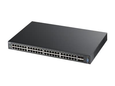 Zyxel XGS2210-52 Håndtert L2 Gigabit Ethernet (10/100/1000) 1U Sort