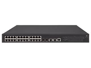 HPE FlexNetwork 5130-24G-PoE+-2SFP+-2XGT (370W) EI - Switch - L3 - Administreret - 24 x 10/100/1000 (PoE+) + 2 x 10 Gigabit Ethernet SFP+ / 1 Gigabit