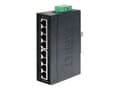Miniatyrbilde 1 av 5: PLANET IGS-801M - Switch - Styrt - 8 x 10/100/1000 - DIN-skinnemonterbar