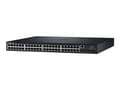 Miniatyrbild 1 av 5: Dell Networking N1548P - Switch - L2+ - Administrerad - 48 x 10/100/1000 + 4 x 10 Gigabit SFP+ - främre till bakre luftflöde - rackmonterbar - PoE+ (