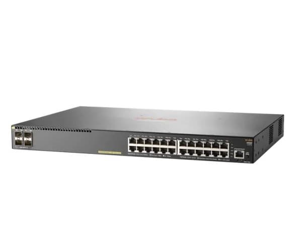 Aruba 2930F 24G PoE+ 4SFP, Hallittu, L3, Gigabit Ethernet (10/100/1000), Power over Ethernet -tuki, Telineasennus, 1U Harmaa