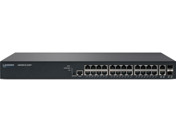 LANCOM GS-2326P+ - Switch - Administrerad - 24 x 10/100/1000 (PoE+) + 2 x kombinations-Gigabit SFP - rackmonterbar - PoE+ (185 W)