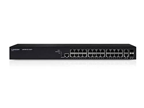 LANCOM GS-2326P+ - Switch - Administrerad - 24 x 10/100/1000 (PoE+) + 2 x kombinations-Gigabit SFP - rackmonterbar - PoE+ (185 W) Svart