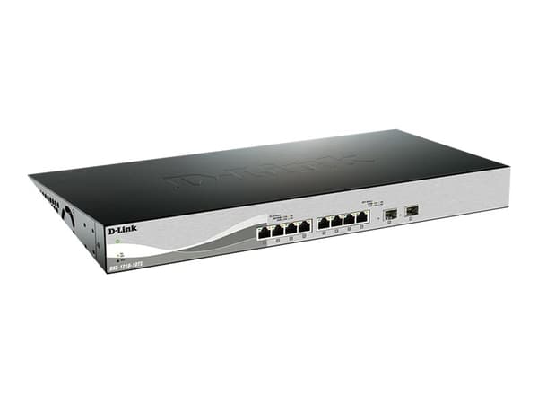 D-Link DXS 1210-10TS - Switch - Administreret - 8 x 10GBase-T + 2 x 10 Gigabit SFP+ - monterbar på stativ