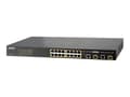 Miniatyrbild 1 av 5: PLANET FGSW-1816HPS - Switch - Administrerad - 16 x 10/100 + 2 x kombinations-Gigabit SFP - skrivbordsmodell