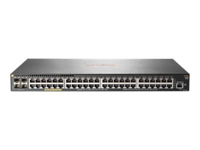 HPE Aruba 2930F 48G PoE+ 4SFP - Switch - L3 - Styrt - 48 x 10/100/1000 (PoE+) + 4 x Gigabit SFP (opplink) - rackmonterbar - PoE+ (370 W)