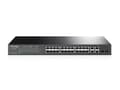 Miniatyrbild 3 av 5: TP-Link Smart PoE Switch T1500-28PCT - Switch - 24 x 10/100 (PoE) + 2 x SFP + 4 x 10/100/1000 - monterbar på stativ - PoE (192 W)