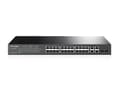 Miniatyrbild 4 av 5: TP-Link Smart PoE Switch T1500-28PCT - Switch - 24 x 10/100 (PoE) + 2 x SFP + 4 x 10/100/1000 - monterbar på stativ - PoE (192 W)