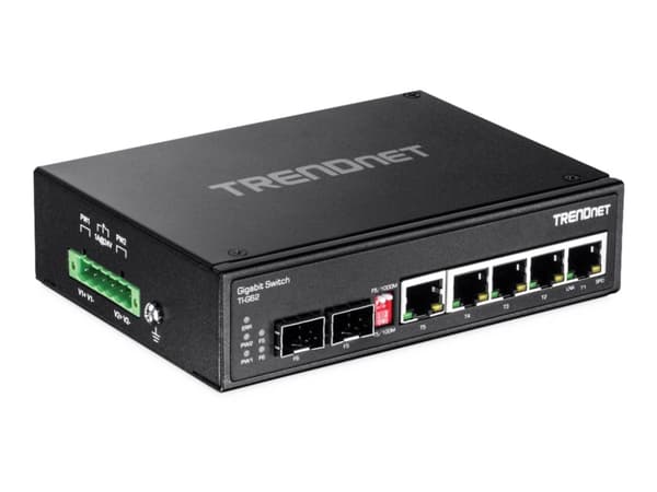 Trendnet TI-G62, Hallitsematon, L2, Gigabit Ethernet (10/100/1000), Täysin kaksipuolinen, Seinäkiinnitteinen