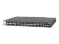 Miniatyrbilde 1 av 5: NETGEAR M4300-48X - Switch - L3 - Styrt - 48 x 10 Gigabit Ethernet + 4 x delt 10 Gigabit SFP+ - front til bakside-luftflyt - rackmonterbar