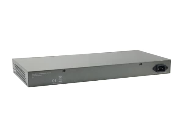 LevelOne GEP-2651 - Switch - smart - 24 x 10/100/1000 (PoE+) + 2 x kombinations-Gigabit SFP - rackmonterbar - PoE+ (185 W)