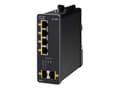 Miniatyrbild 1 av 4: Cisco Industrial Ethernet 1000 Series - Switch - Administrerad - 4 x 10/100/1000 (PoE+) + 2 x 1000Base-X SFP (upplänk) - DIN-skenmonterbar - PoE+ - l
