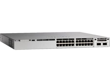 Cisco Catalyst 9300 - Network Essentials - switch - Administrerad - 24 x 100/1000/2500/5000/10000 (UPOE) - rackmonterbar - UPOE (560 W)