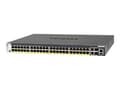 Miniatyrbild 2 av 5: NETGEAR M4300-52G-PoE+ - Switch - L3 - Administrerad - 2 x 10/100/1000/10000 + 2 x 10 Gigabit SFP+ + 48 x 10/100/1000 (PoE+) - främre till bakre luft