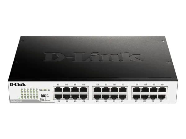 D-Link DGS 1024D - Switch - 24 x 10/100/1000 - skrivbordsmodell