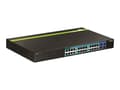 Miniatyrbilde 1 av 5: TRENDnet TPE TPE-2840WS 28-Port Gigabit Web Smart PoE+ Switch - Switch - Styrt - 4 x 10/100/1000 (PoE+) + 20 x 10/100/1000 (PoE) + 4 x SFP - stasjonæ